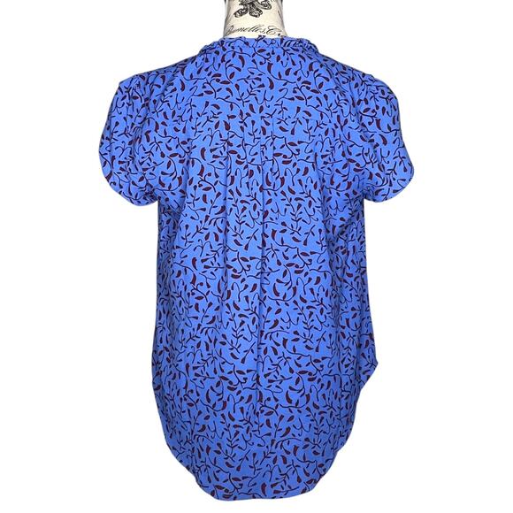 41Hawthorn (PS) Floral Print Split Neck Tulip Sleeve Blouse - Stitch Fix Top - Picture 3 of 10